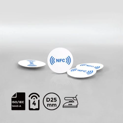 NFC Garment Badge with NTAG 424 DNA
