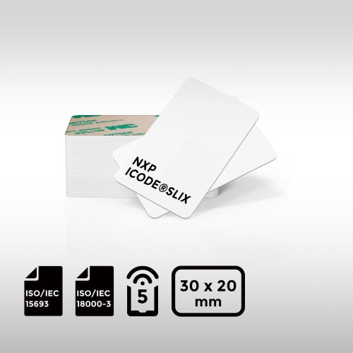 HF RFID Tag PET and 3M Adhesive NXP ICODE SLIX for Secure Labeling