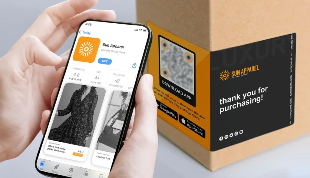 Scan QR code to easily download the app on your device