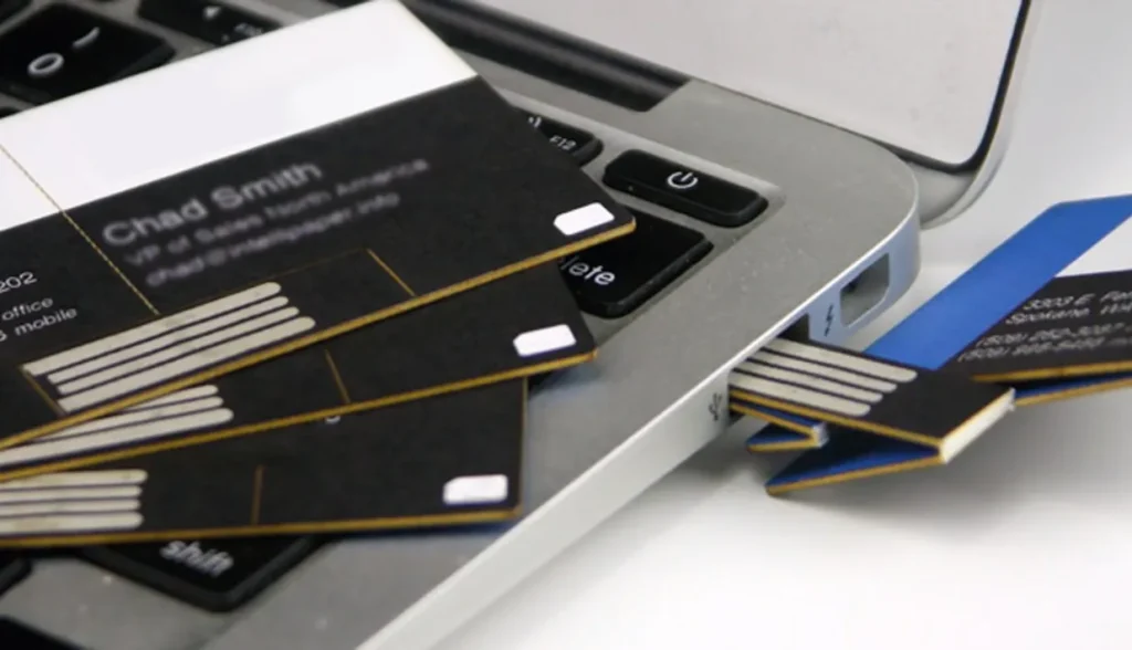 USB business cards as modern alternatives to traditional business cards