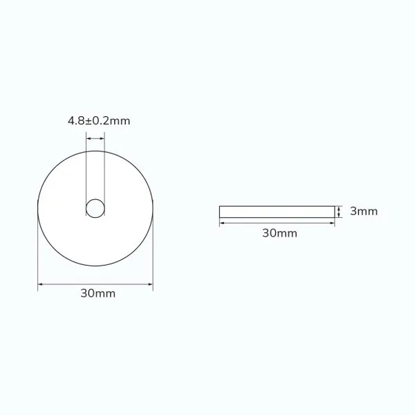 Heat Resistant NXP® NTAG® 213 HF RFID PPS Tag - RFIDTag™