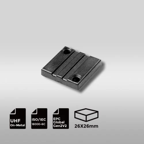 Heat Resistant NXP UCODE 8 PPS RFID On-metal Tag 2626mm