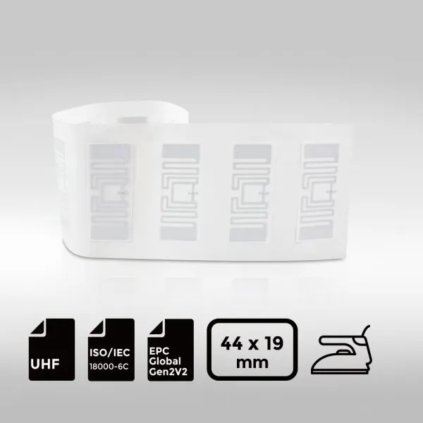 Heat Transfer RFID Tag for apparel and textile items