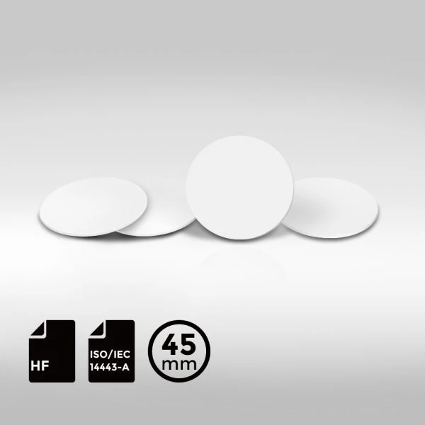 NXP MIFARE DESFire EV2 4K On-Metal NFC Coin Tag for secure asset authentication