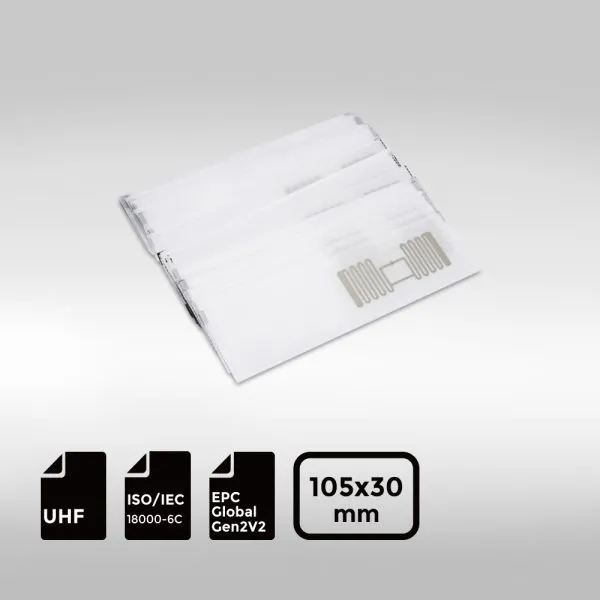 Soft and durable RFID Sew-On Care Label designed for apparel use