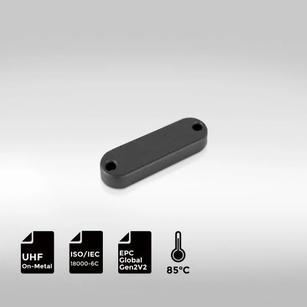 Compact On-Metal RFID Tag for harsh industrial environments
