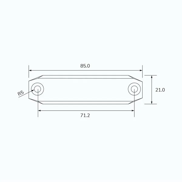 Ucode 9xm On-Metal RFID Tag with NXP® UCODE® 9xm